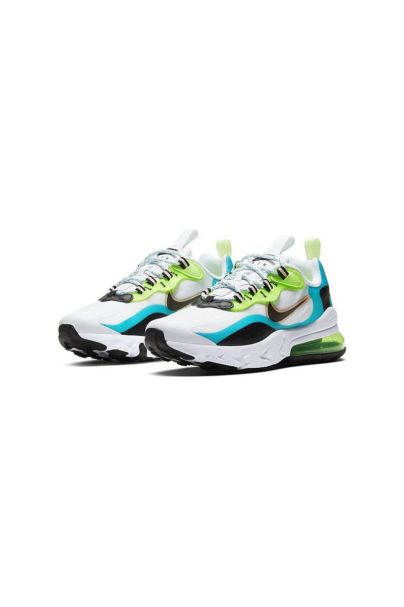 Кроссовки унисекс Nike Air Max 270 React белые 6 US