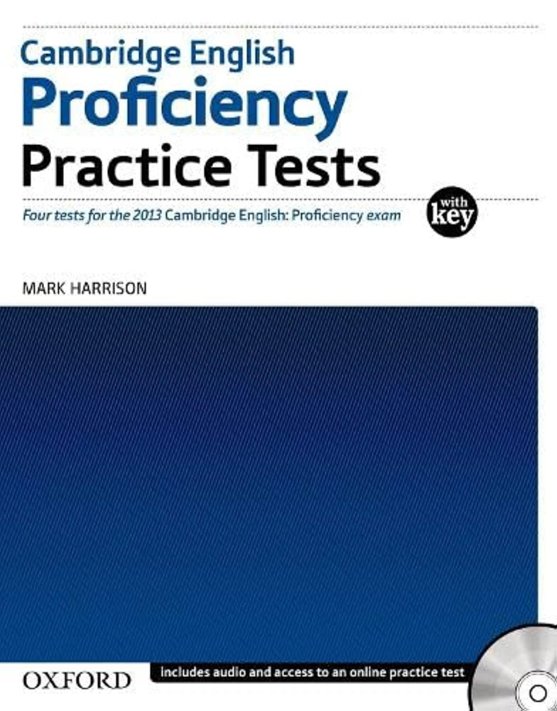 

Cambridge English: Proficiency (CPE) Practice Tests with Key and Audio CDs Pack