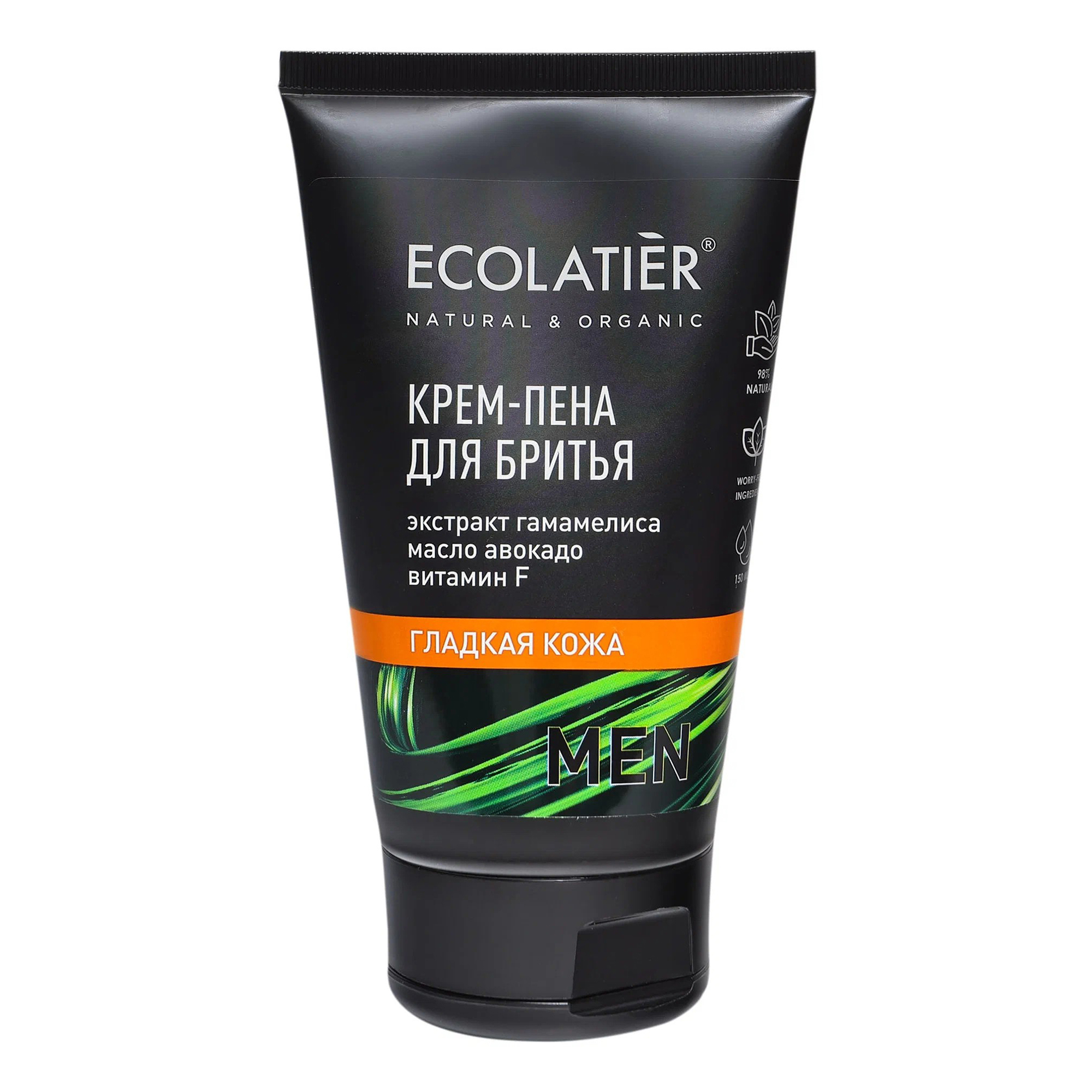 фото Крем-пена ecolatier men гладкая кожа для бритья 150 мл