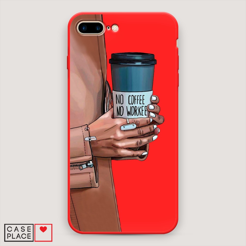 

Чехол Awog на Apple iPhone 8 Plus / Айфон 8 Plus "No coffee", Разноцветный, 10953-1