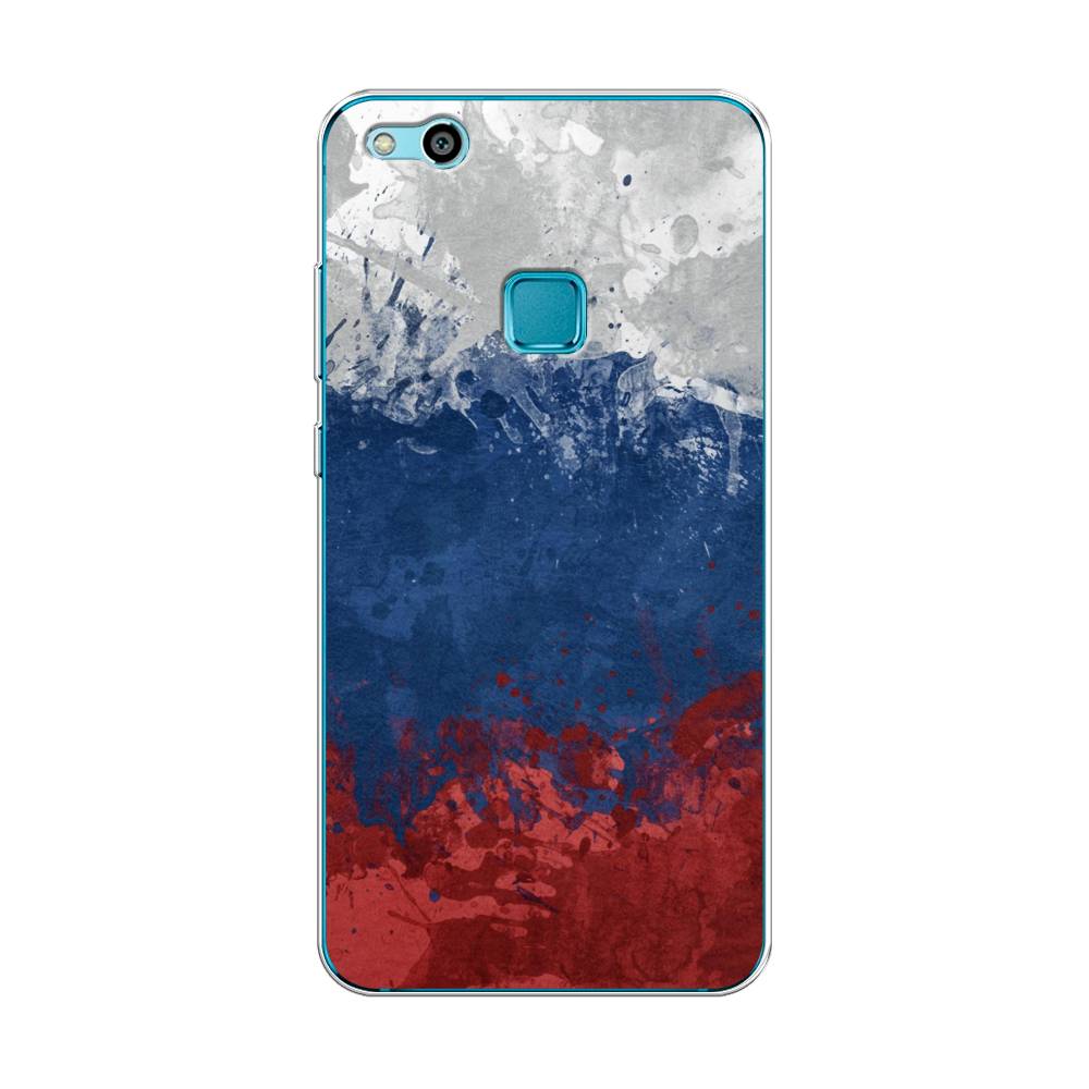 

Чехол Awog на Huawei P10 Lite "Флаг России неровный", Разноцветный, 61350-5