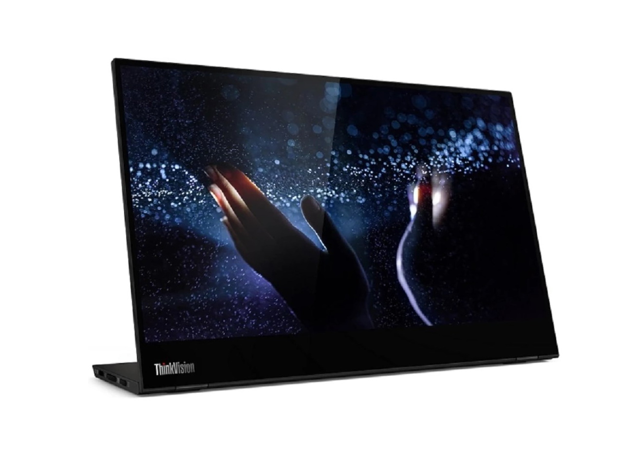 фото Монитор lenovo thinkvision m14t black (62a3uat1wl)