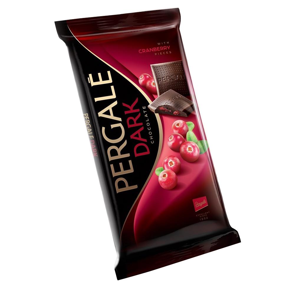 

Шоколад Pergale "С кусочками клюквы", темный, 93 г