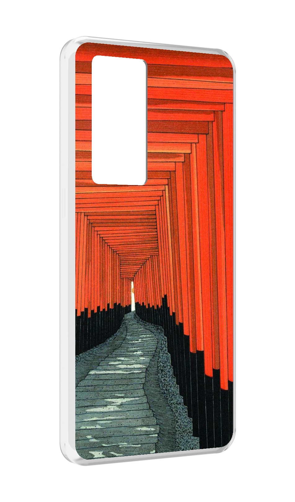 

Чехол MyPads красный коридор для Realme GT Master Explorer Edition, Прозрачный, Tocco