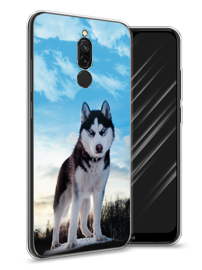 

Чехол Awog на Xiaomi Redmi 8 "Хаски 3", Разноцветный, 37150-2