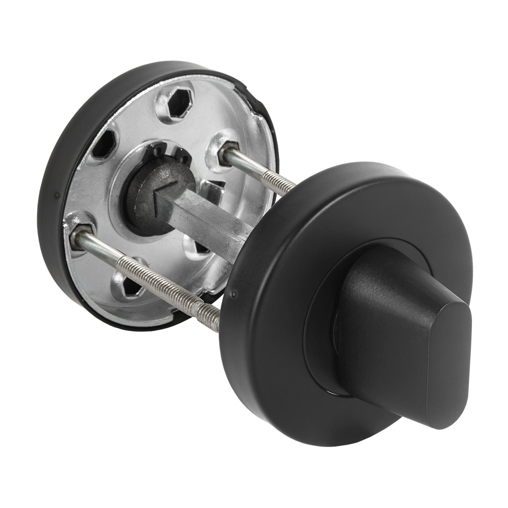 

Ручка поворотная DSS-02-BK6 black (нержавейка 201), Серебристый