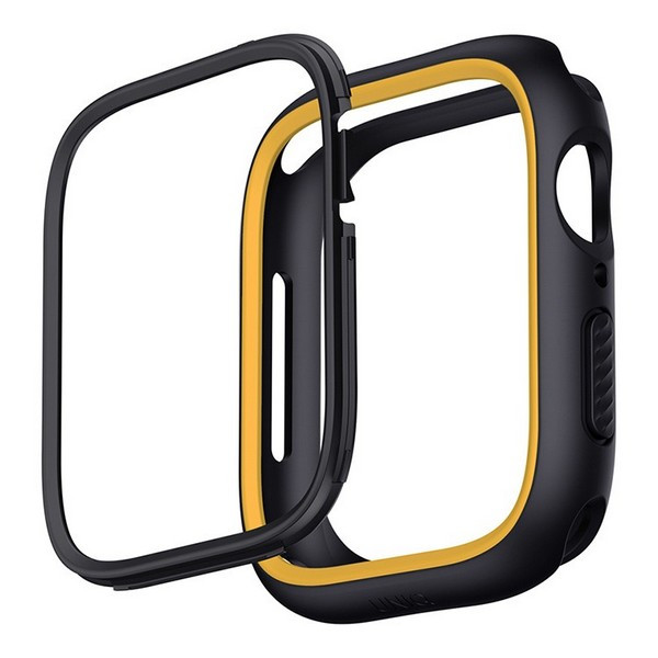 Чехол Uniq Moduo interchangable case для Apple Watch 41/40 mm, черный/желтый