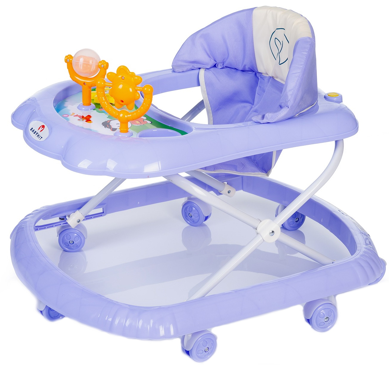 

Ходунки BabyHit Funny walk, цвет: фиолетовый, FUNNY WALK-PURPLE
