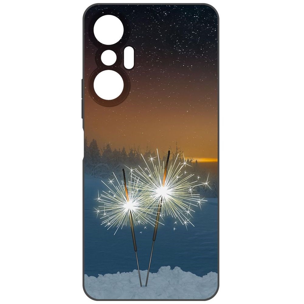 

Чехол-накладка Софт Бенгальский огонь для Infinix Hot 20S