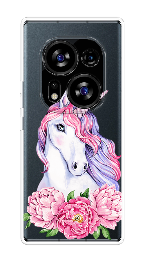 

Чехол на Tecno Phantom X2/X2 Pro "Единорог с пионами", Розовый;белый;зеленый, 303250-1