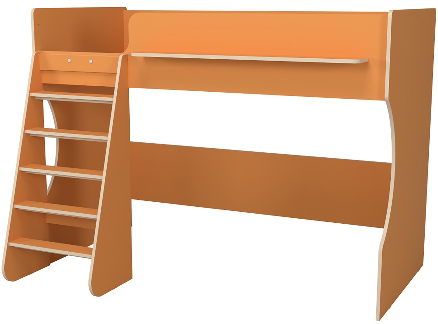 Кровать Капризун чердак Р432, цвет: оранжевый