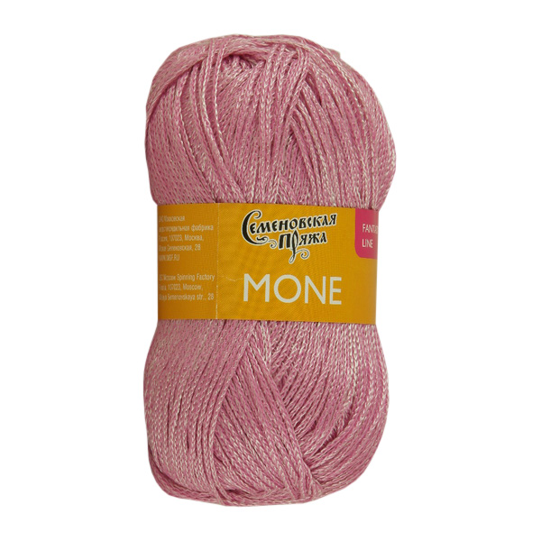 

Пряжа Семеновская пряжа Mone (31118), розовый кварц+В_х1, 5 шт. по 100 г