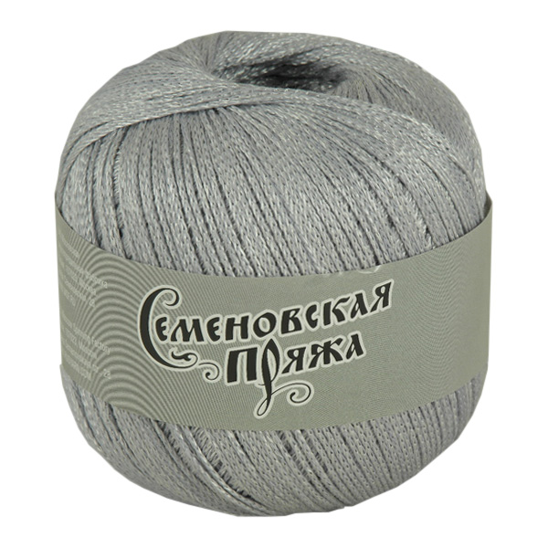 Пряжа Семеновская пряжа Mone (34156), сталь+В_х1, 5 шт. по 100 г