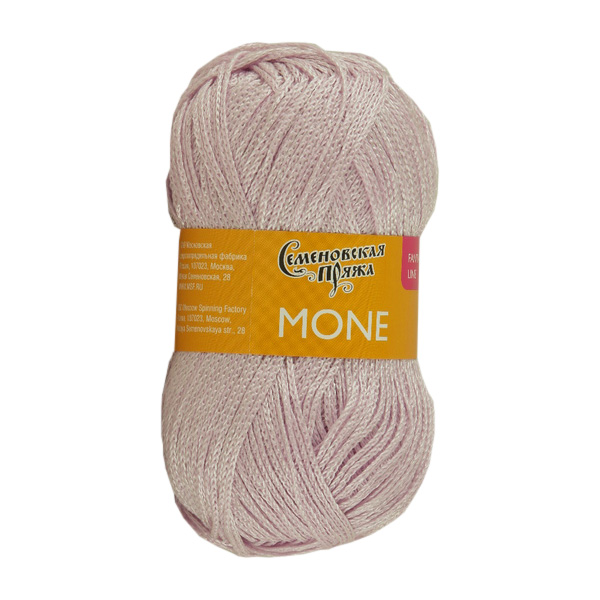 

Пряжа Семеновская пряжа Mone (36040), астра+В_х1, 5 шт. по 100 г, Розовый