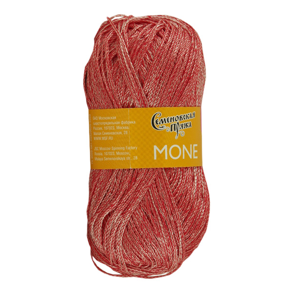 

Пряжа Семеновская пряжа Mone (36183), гвоздика+В_х1, 5 шт. по 100 г