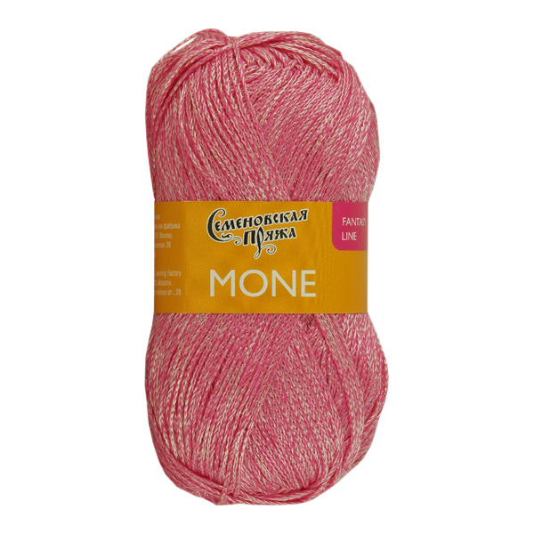 

Пряжа Семеновская пряжа Mone (37501), флокс+В_х1, 5 шт. по 100 г