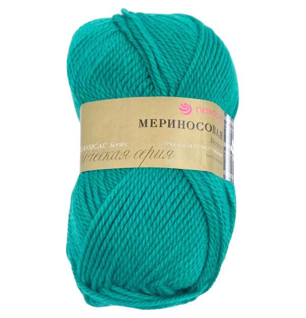 

Пряжа Пехорка Мериносовая (335), изумруд, 5 шт. по 100 г, Зеленый
