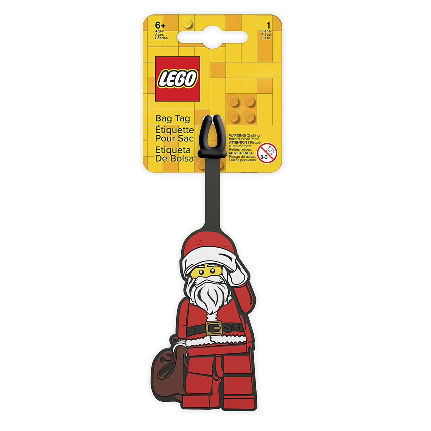 фото Бирка багажная lego 52637 classic - santa claus