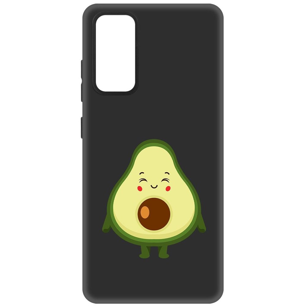 

Чехол-накладка Софт Авокадо Милый для Samsung Galaxy S20 FE, Черный