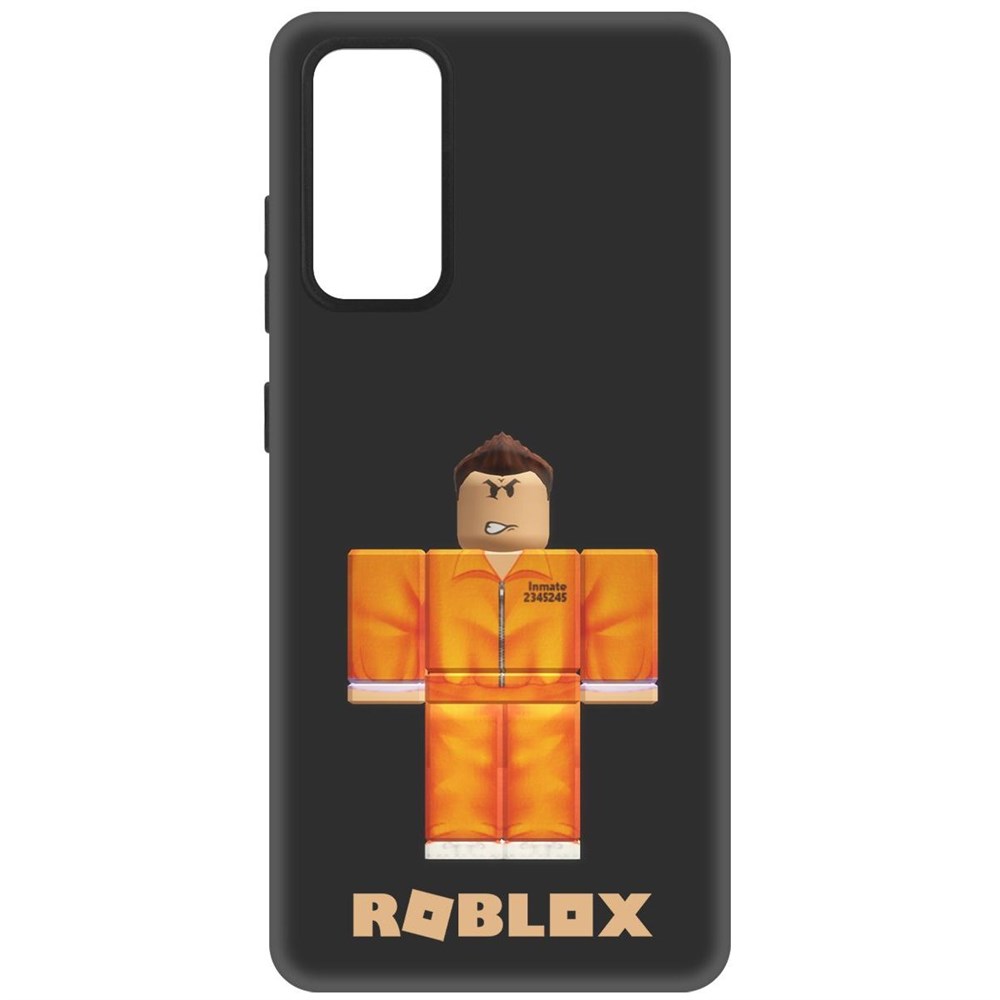 

Чехол-накладка Софт Roblox-Заключенный для Samsung Galaxy S20 FE, Черный