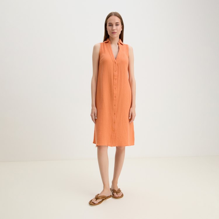 

Платье женское Maison David BLN924-1 оранжевое 2XS, Оранжевый, BLN924-1