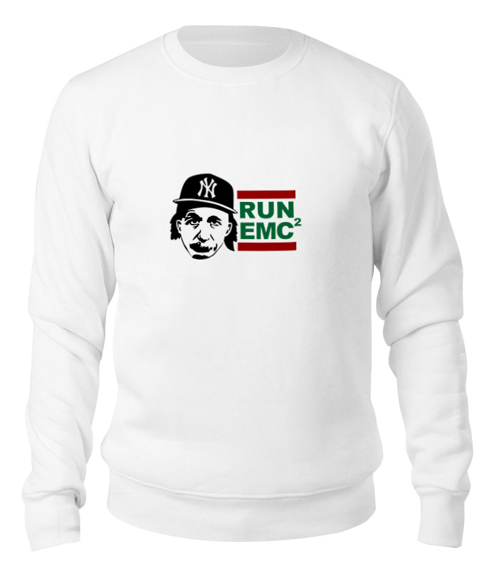 

Свитшот Printio Run emc белый 2XL, Run emc