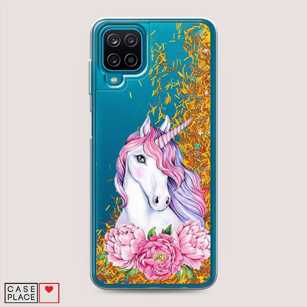 

Чехол Awog на Samsung Galaxy M12 / Самсунг M12 "Единорог с пионами", Разноцветный, 2102690-1