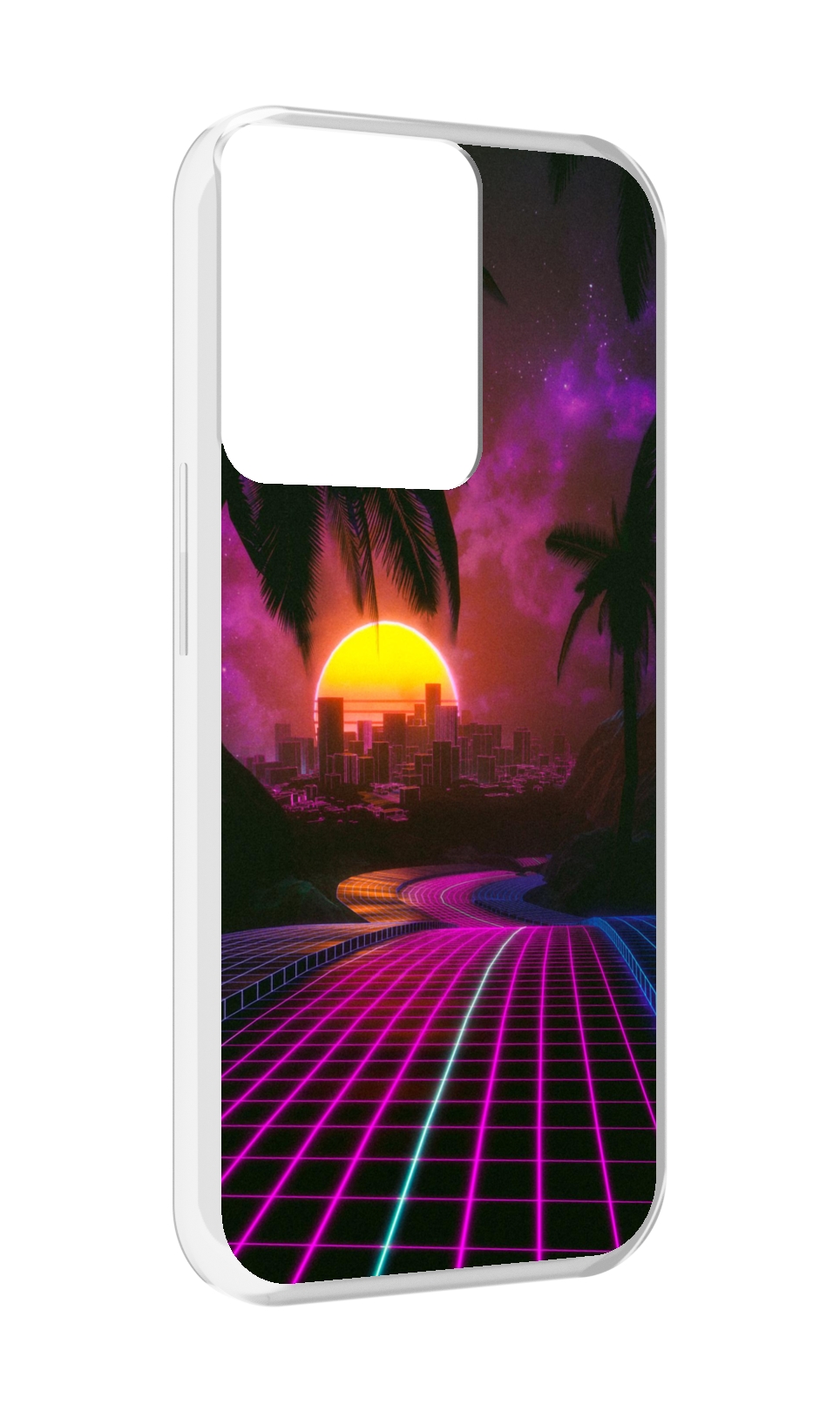 

Чехол MyPads хотлайнмайами 2 для OPPO Reno 8, Прозрачный, Tocco