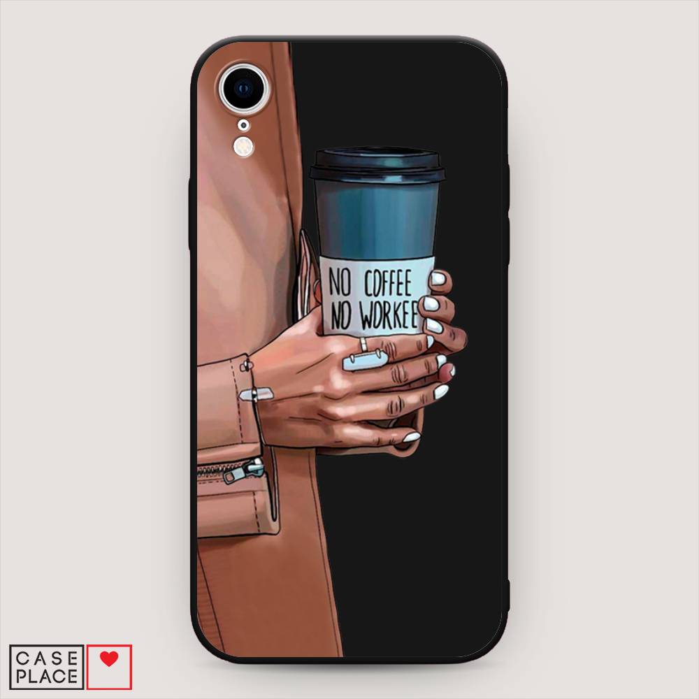

Чехол Awog на Apple iPhone XR (10R) / Айфон XR (10R) "No coffee", Разноцветный, 12052-1