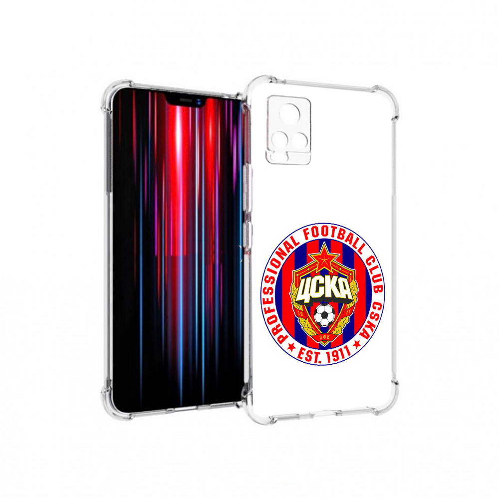 

Чехол MyPads Tocco для Vivo V20 PRO ФК ЦСК логотип (PT226964.386.178), Прозрачный, Tocco