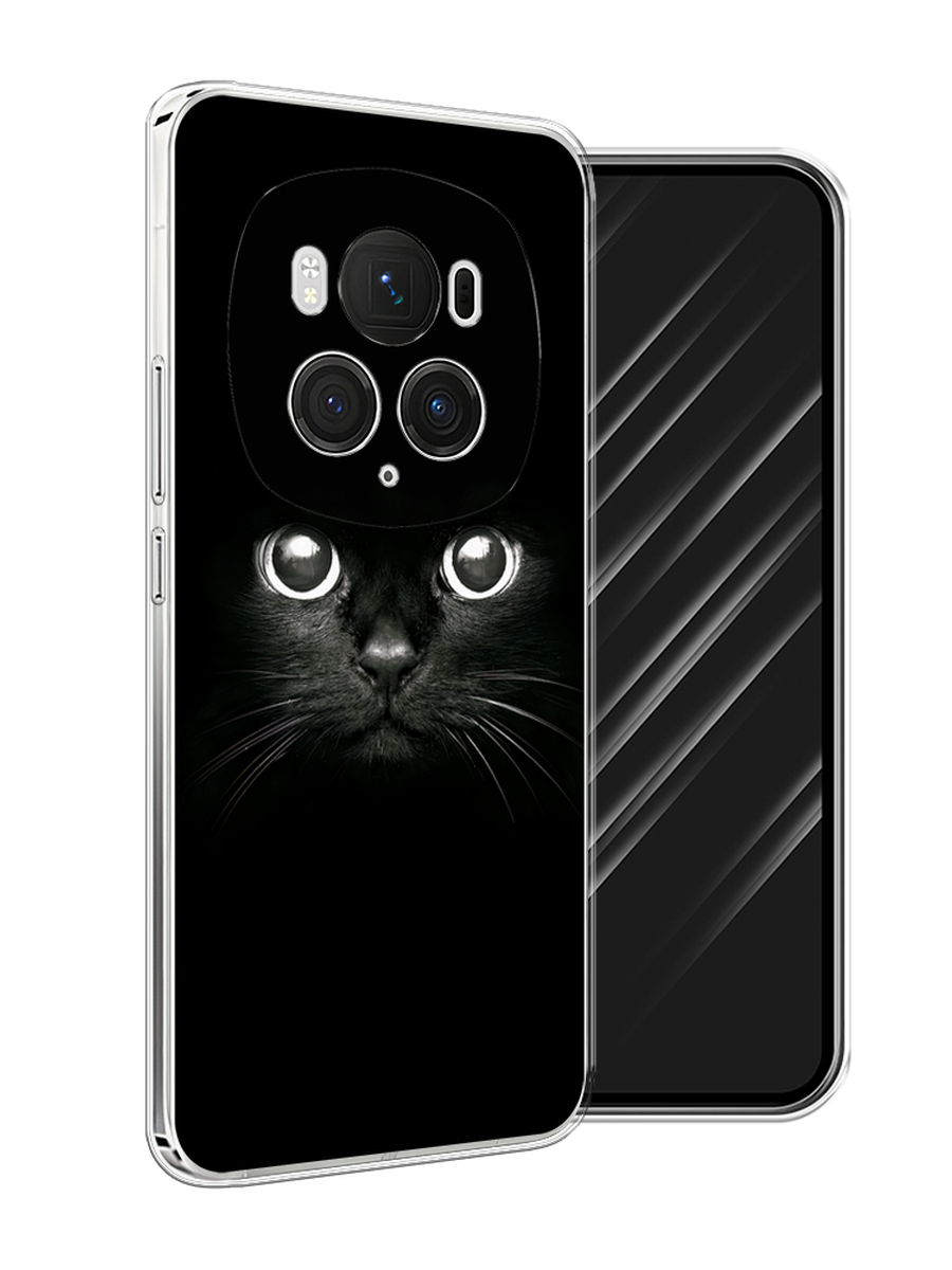 

Чехол Awog на Honor Magic 6 Pro "Взгляд черной кошки", Черный;белый;серый, 6123750-1