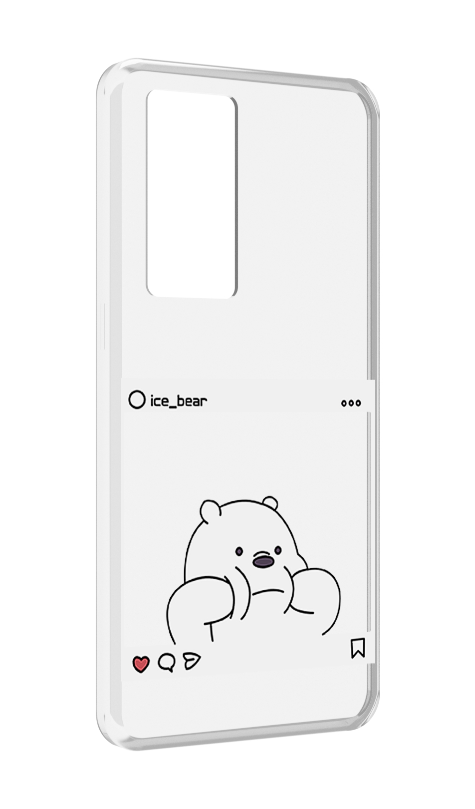 

Чехол MyPads ледяной-медведь для Realme GT Master Explorer Edition, Прозрачный, Tocco