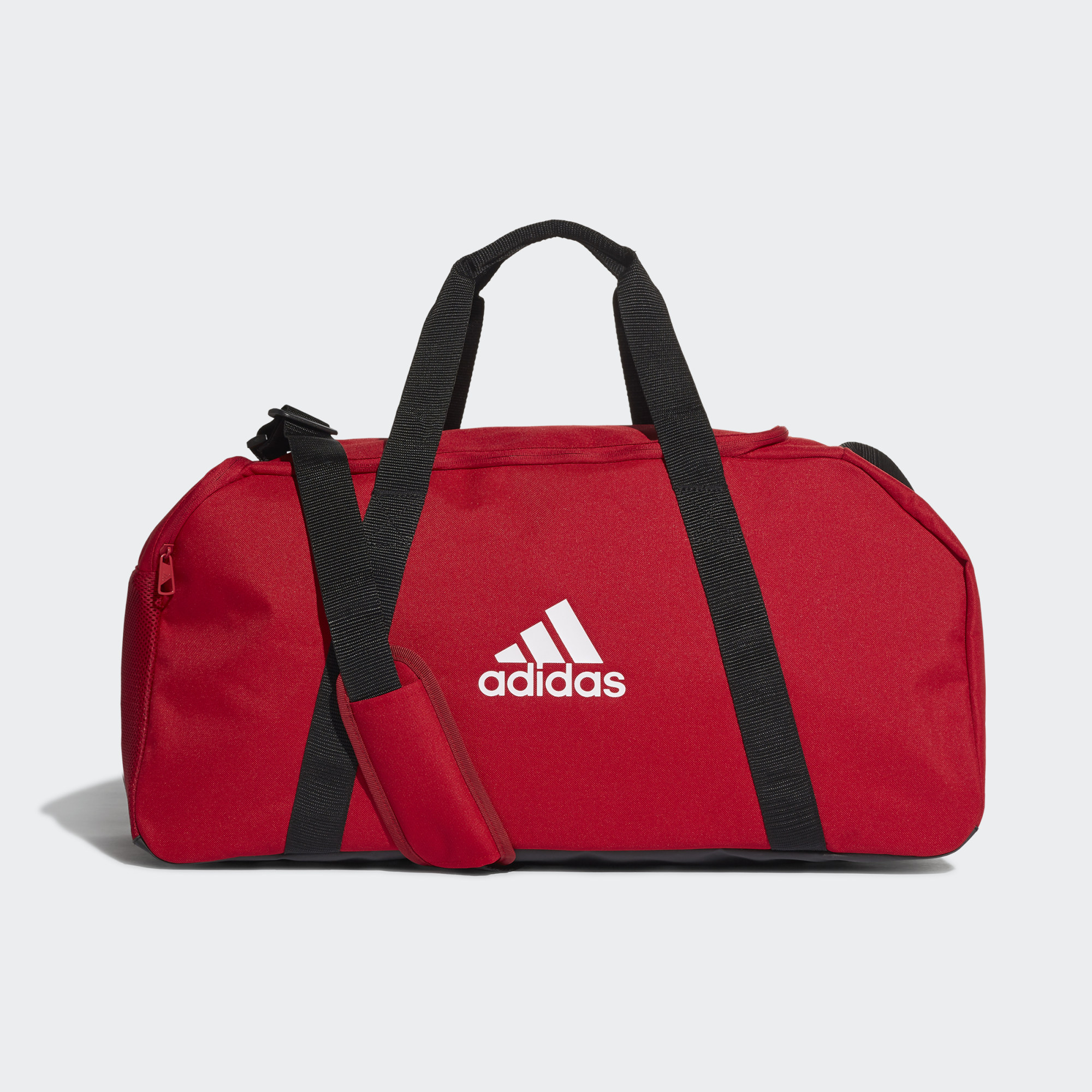 Дорожная сумка унисекс Adidas Tiro Du M Bag красная, 29х60х29 см