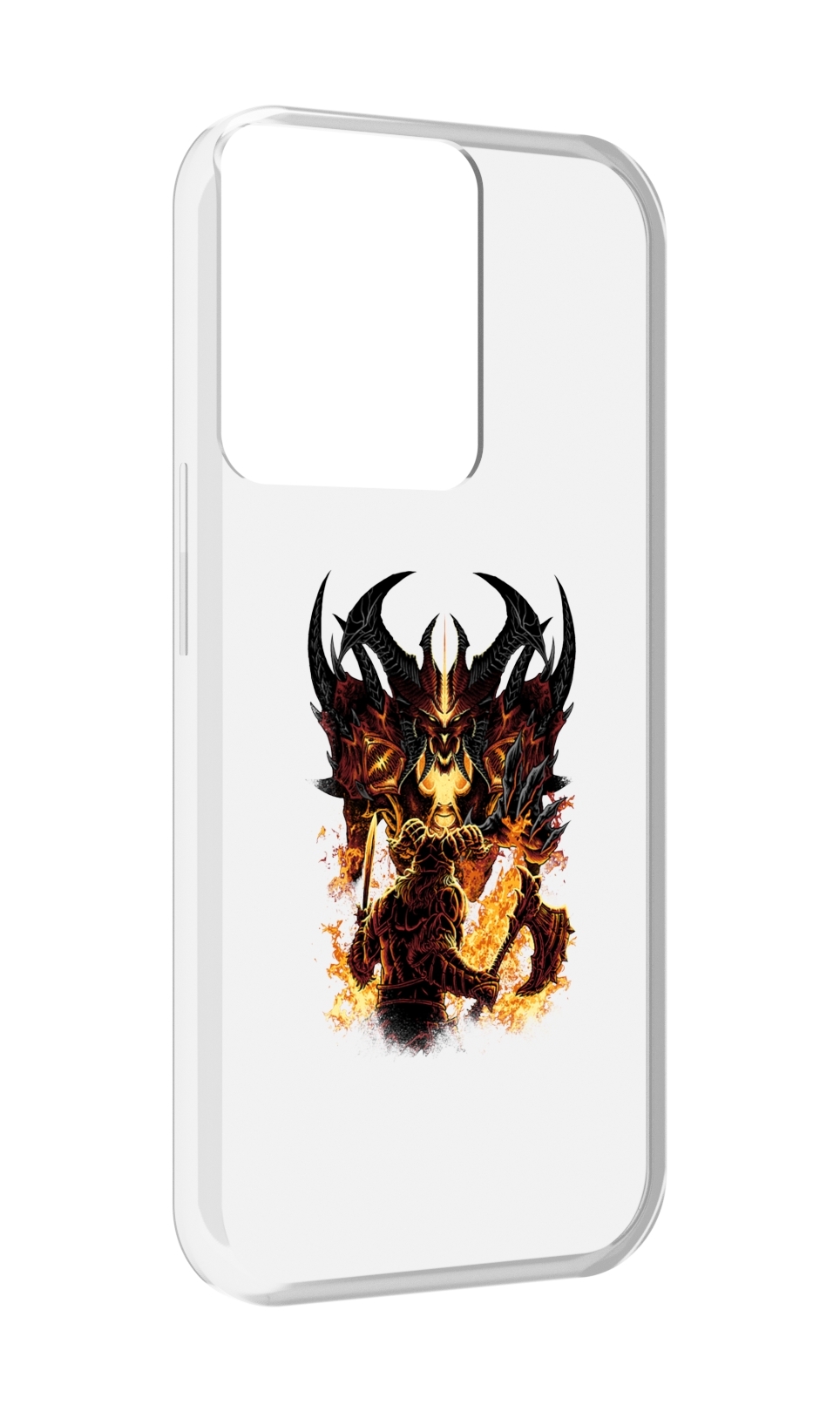 

Чехол MyPads демон shadow fiend для OPPO Reno 8, Прозрачный, Tocco