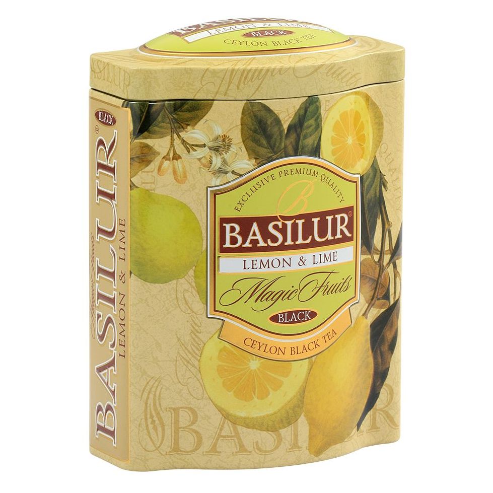 

Чай черный Basilur "Волшебные фрукты | Лимон и лайм", листовой с добавками, 100 г