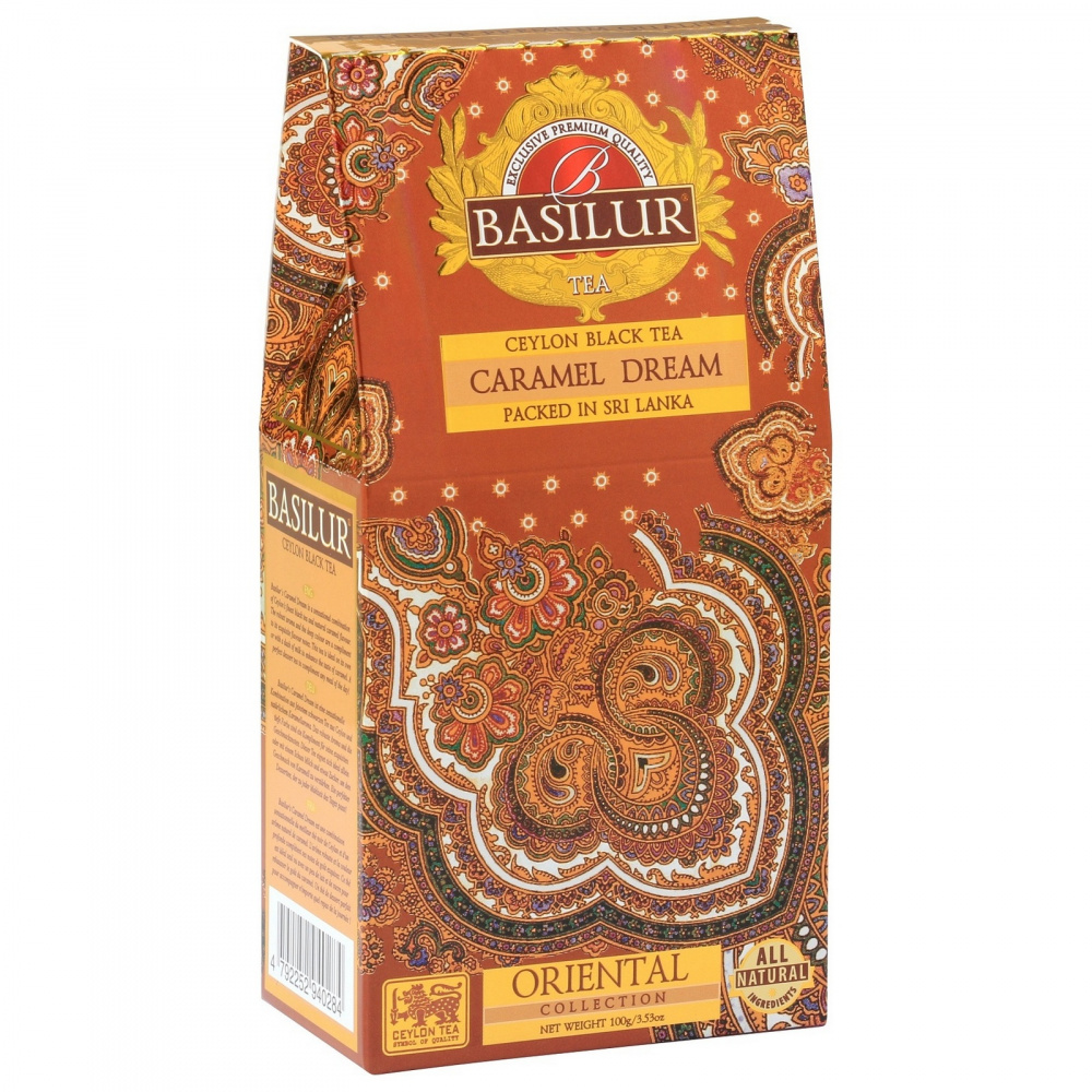 Чай черный Basilur Восточная коллекция | Карамельная мечта, с добавками, 100 г