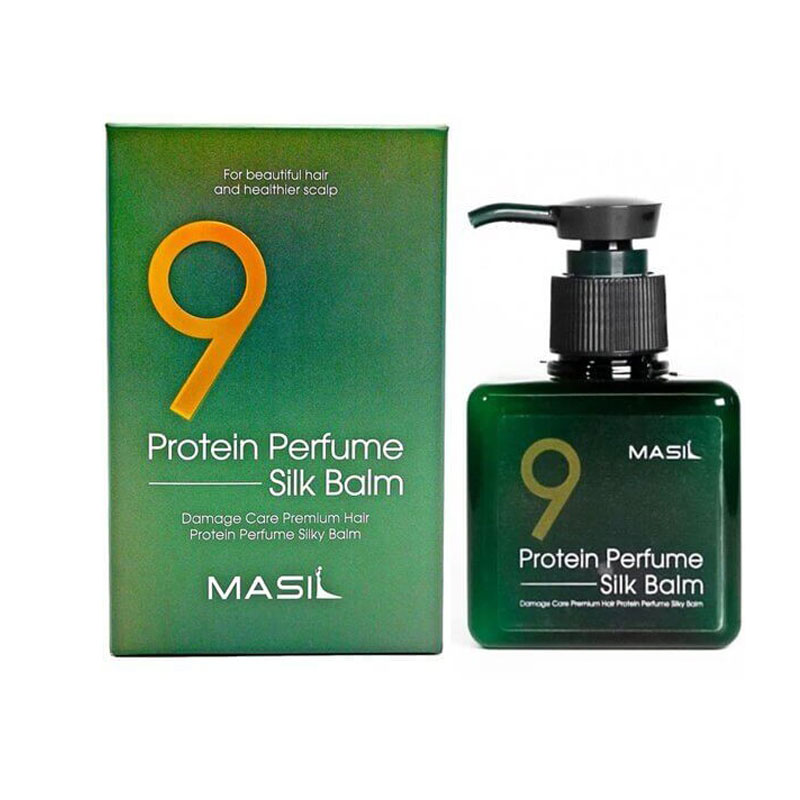 Купить Бальзам Masil Протеиновый несмываемый для поврежденных волос, 180 мл, Masil Протеиновый несмываемый бальзам для поврежденных волос 9 PROTEIN PERFUME SILK BALM