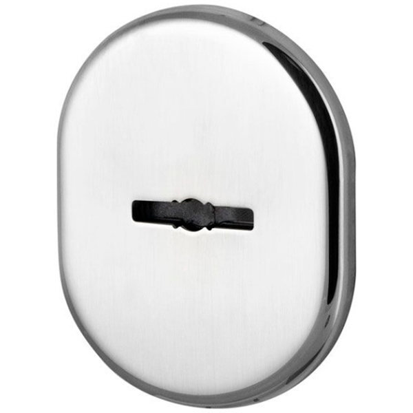

Накладка на сувальдный замок со шторкой Armadillo PS-DEC CT (ATC Protector 1) CP-8 хром, Серебристый