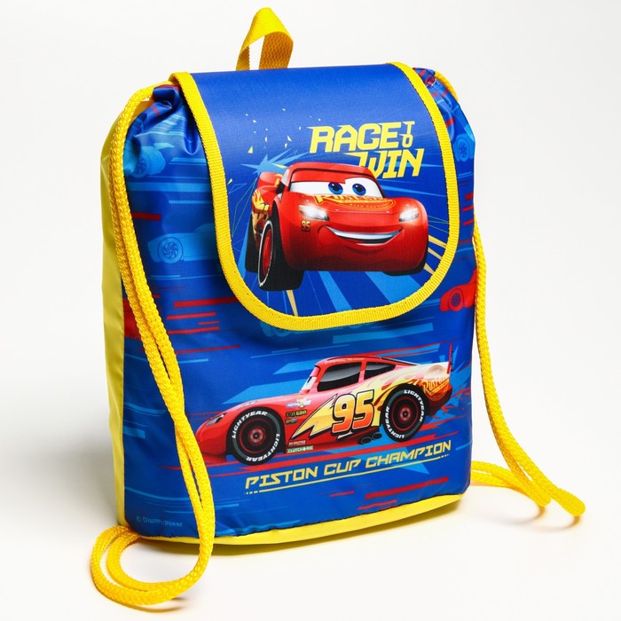 фото Рюкзак детский ср-01 29x21.5x13.5 тачки, race to win, disney