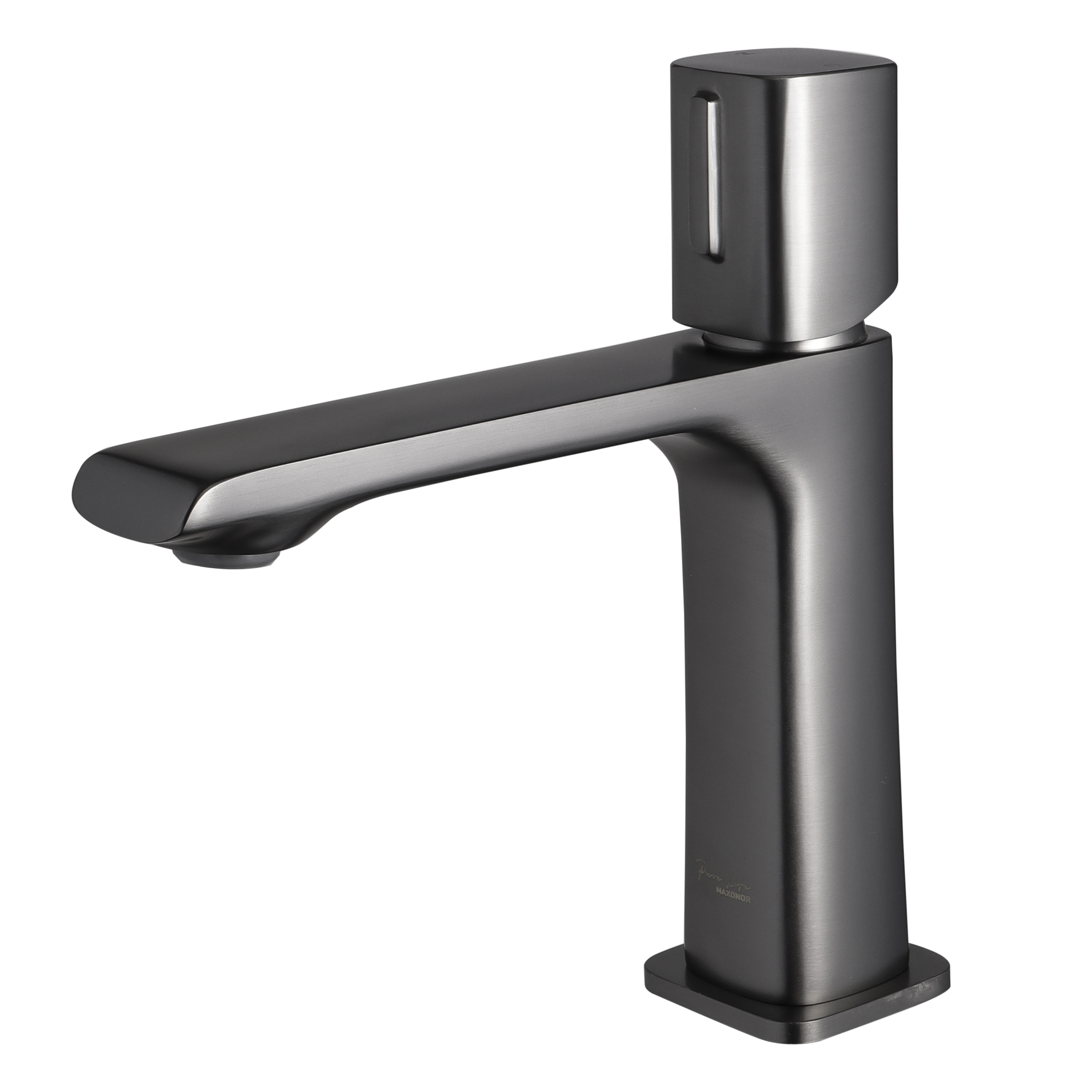 Смеситель для раковины Maxonor PURE LIFE HAPPY PL1089-9 Пепельный матовый