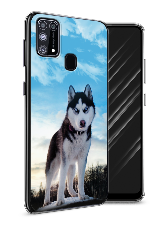 

Чехол Awog на Samsung Galaxy M31 / Самсунг M31 "Хаски 3", Разноцветный, 2100750-2