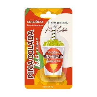 фото Бальзам solomeya lip balm pina colada kiss для губ, 7г