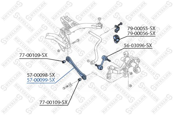 

Рычаг подвески STELLOX 5700099SX