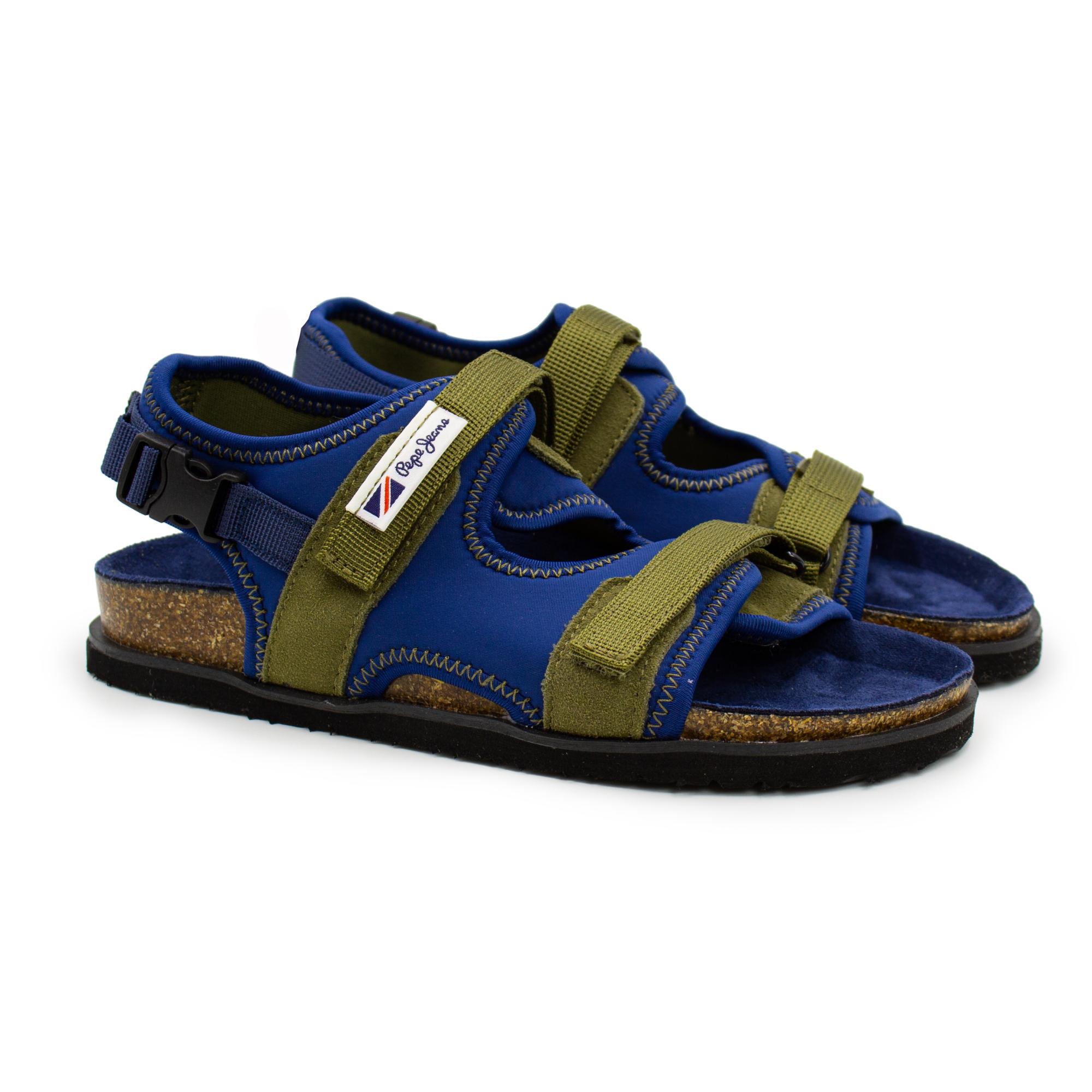 

Сандалии Pepe Jeans London BERLIN BOY UTILITY PBS90050 цв. синий р. 36, BERLIN BOY UTILITY PBS90050