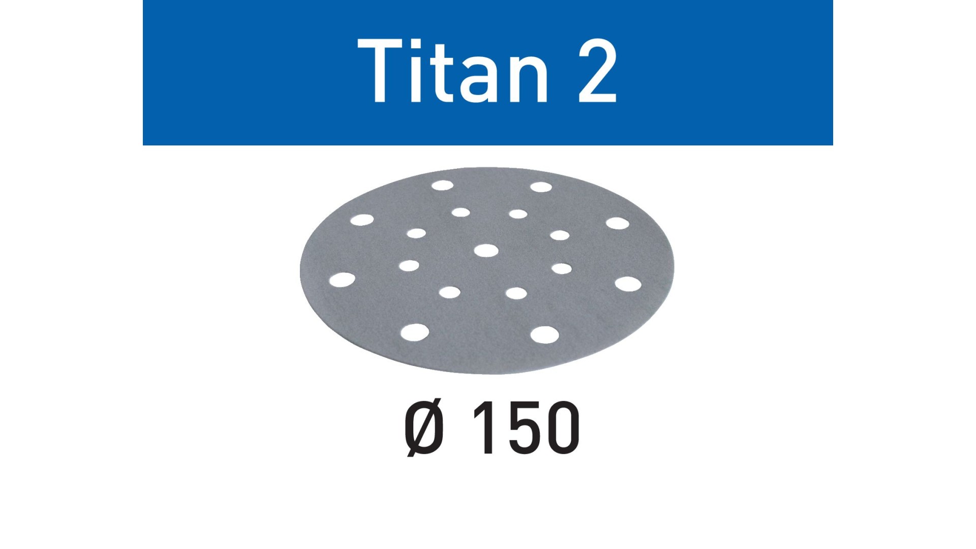 Круг шлифовальный Festool Titan 2 P 180, компл. из 100 шт. STF D150/16 P150 TI2/100 496635