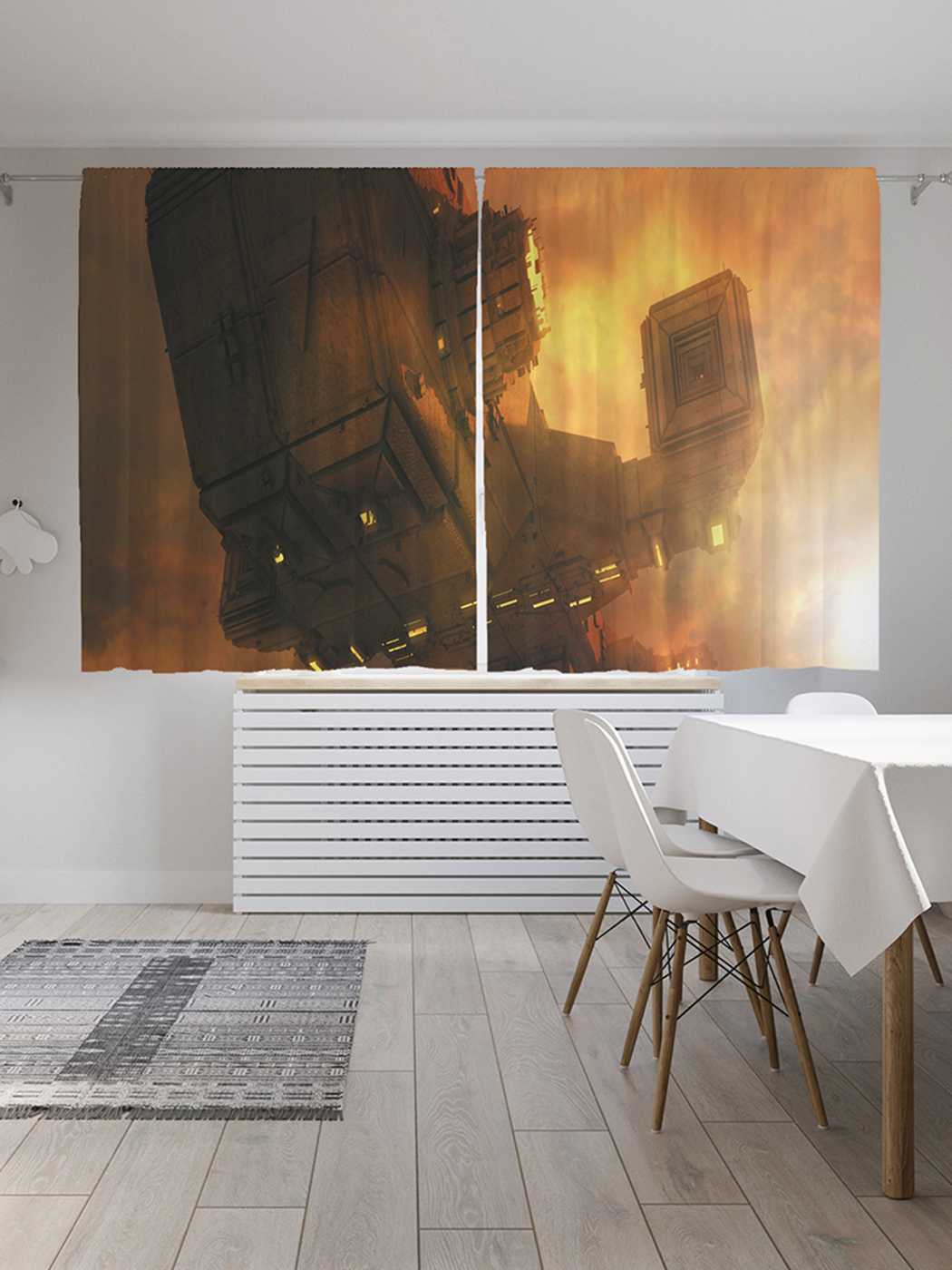 

Классические шторы JoyArty "Вархаммер", серия Oxford DeLux, 2 полотна 145x180 см, Вархаммер