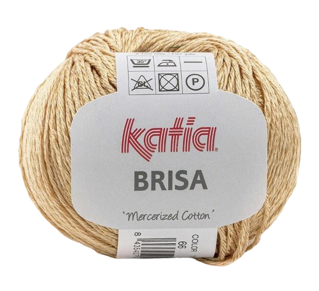 

Пряжа Katia Brisa (66), песочный, 5 шт. по 50 г