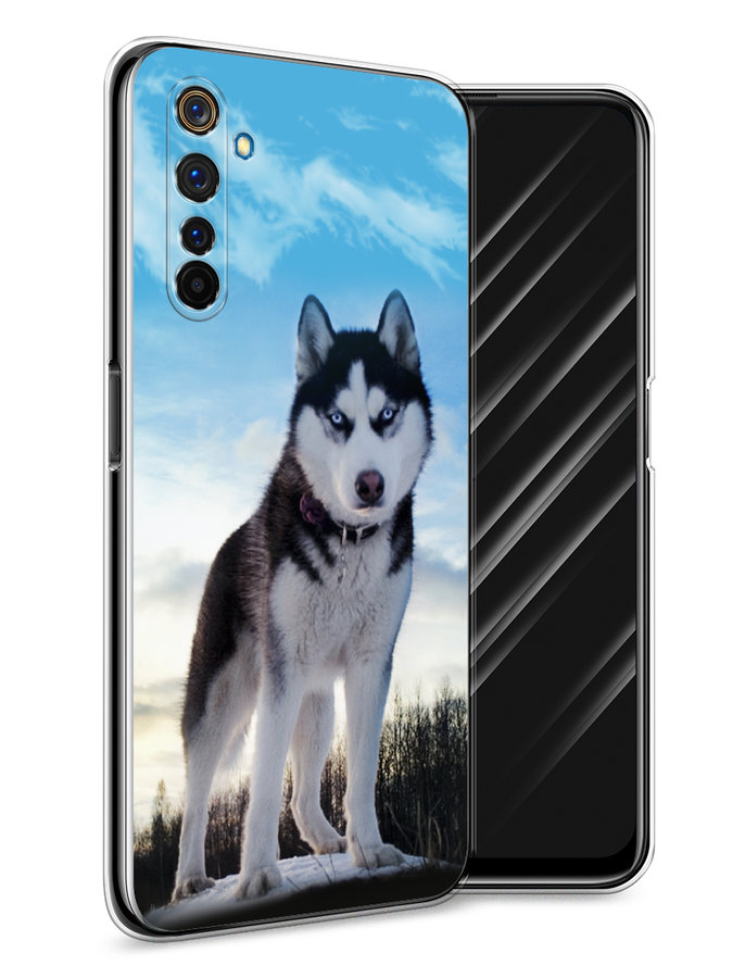 

Чехол Awog на Realme 6 Pro "Хаски 3", Разноцветный, 252850-2