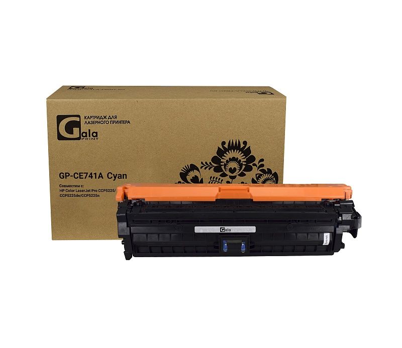 фото Картридж galaprint совместимый ce741a для hp color laserjet cp5225 7300к cyan gp