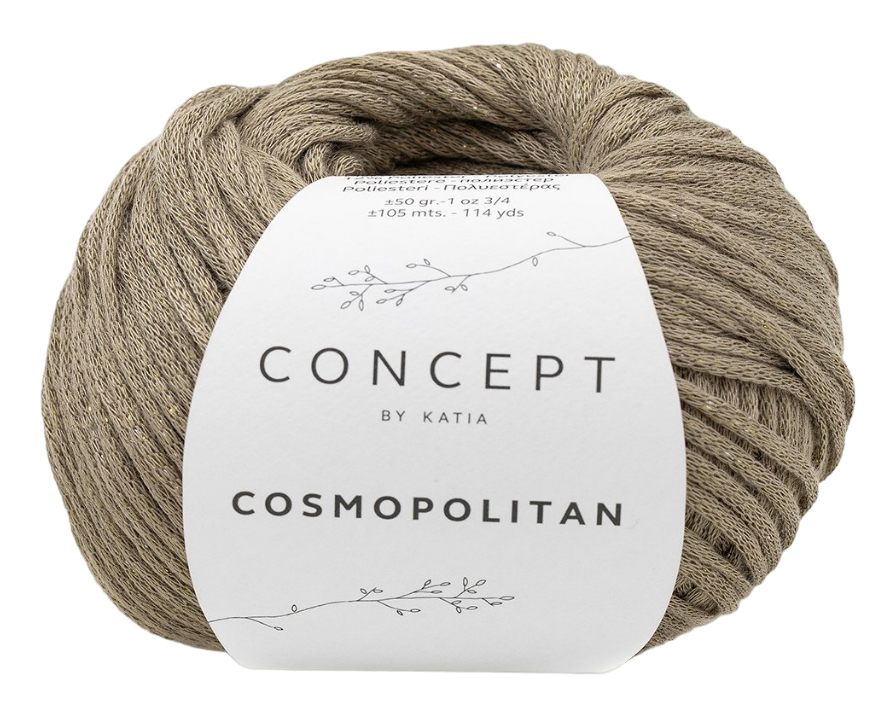 

Пряжа Katia Cosmopolitan (72), табак, 5 шт. по 50 г